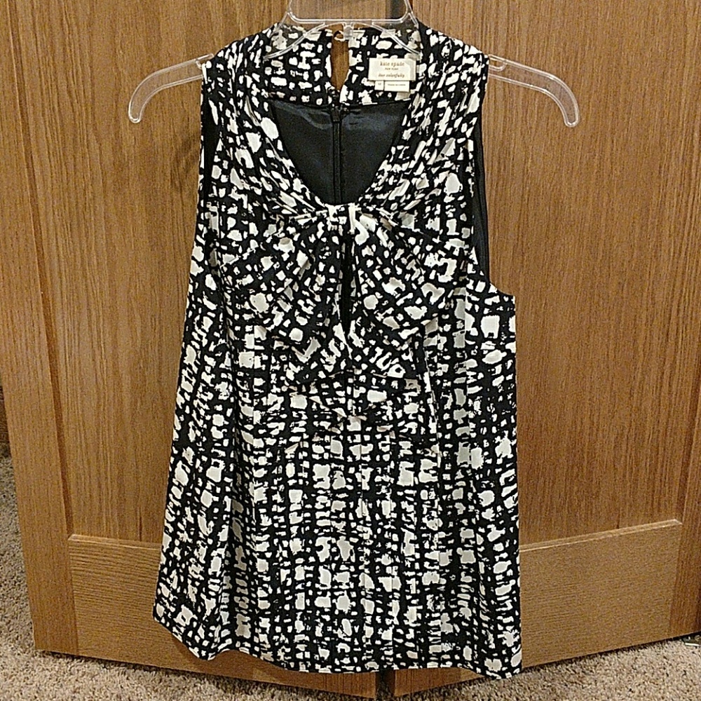 Kate Spade black and cream tank, dressy!